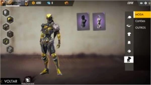 Conta Free fire Gemada skins