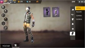 Conta Free fire Gemada skins