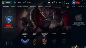 CONTA DIAMOND4 - League of Legends LOL