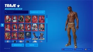 CONTA COM TRAVIS SCOTT ( COMPLETO ) BUNDLE PSICOPATA E STW - Fortnite