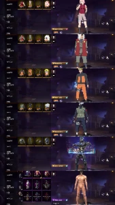 Conta Free Fire Com Conjuto Naruto Completo E Muito Mais