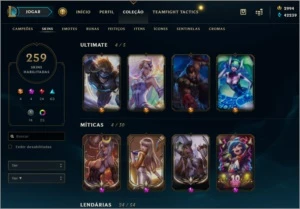 Conta de LoL criada na S3 - League of Legends