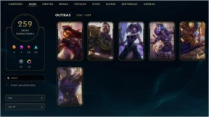 Conta de LoL criada na S3 - League of Legends