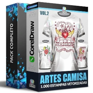 Pack com milhares de estampas de camisas, canecas e almofada - Outros