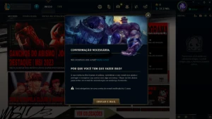 Conta de lol platina com mmr alto (Email não verificado) - League of Legends