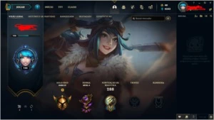 Conta LOL G4, level 166, 50 skins - League of Legends
