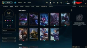 Conta LOL G4, level 166, 50 skins - League of Legends