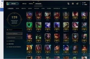 Vendo conta league of legends diamante V LOL