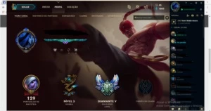 Vendo conta league of legends diamante V LOL
