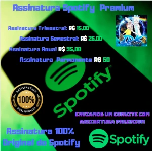 Assinatura Spotify Premium - Assinaturas e Premium