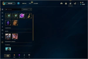 Conta DIAMANTE 4 com 8 skins e 26 champs - League of Legends LOL