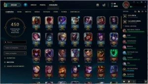 CONTA DIAMANTE 2, COM TODOS CAMPEÕES E 131 SKINS. - League of Legends LOL