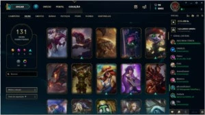 CONTA DIAMANTE 2, COM TODOS CAMPEÕES E 131 SKINS. - League of Legends LOL