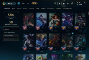 Unranked com TODOS os Champs e 68 Skins ( ADC / JG ) - League of Legends LOL