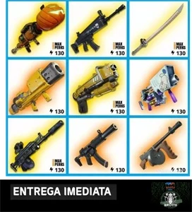 Pacote - 150 armas no salve o mundo - Fortnite