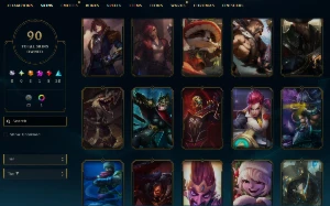 90 Skins Lvl264 Com 147K Ea, - Conta League Of Legends LOL