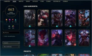 Conta Lendária de League of Legends LOL