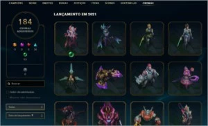 Conta Lendária de League of Legends LOL