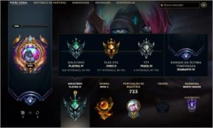 Conta Lendária de League of Legends LOL