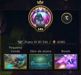 Conta Lendária de League of Legends LOL