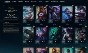 Conta Lendária de League of Legends LOL