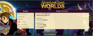 Conta rara + acs  + VOT, Darside, etc - Adventure Quest World AQW