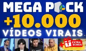 Pack Cortes Virais! +10.000 Vídeos Prontos Para Postar - Redes Sociais