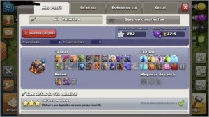 Conta cv10 coringa e clash Royale com varias lendárias - Clash of Clans