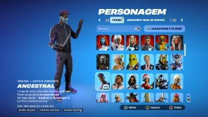 Conta de Fortnite c1 s7 com mais de 140 skins