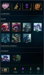 conta smurf platina 1 60% winrate - League of Legends LOL