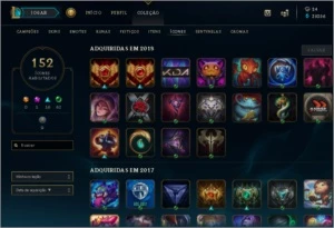 Todos os Champ,170 Skins - League of Legends LOL