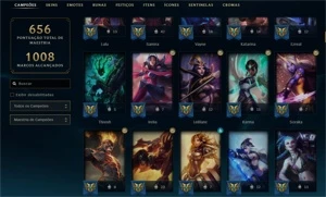 Conta LOL com todas as skins - League of Legends