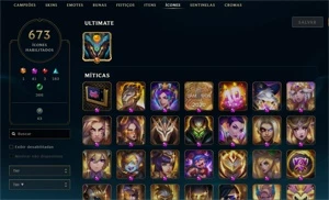 Conta LOL com todas as skins - League of Legends