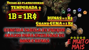 DIABLO IV - TEMPORADA 9 GOLD E ENTRADA DE BOSSES