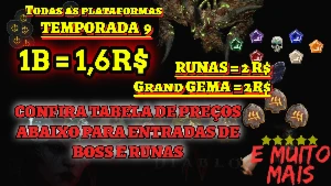 DIABLO IV - TEMPORADA 9 GOLD E ENTRADA DE BOSSES