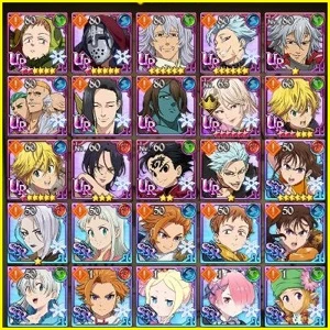 Nanatsu no Taizai Grand Cross /Estarossa+Zeldris+Collabs - Outros