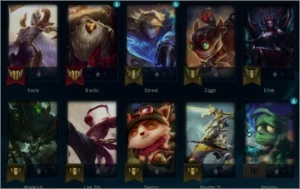 Conta League of Legends lv 29 com skins (1 ultimate) LOL