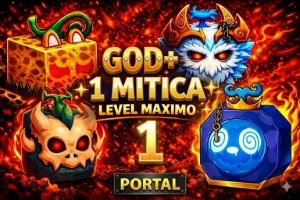 Godhuman+ ✨Nível Máximo E 1   Fruta Mística - Roblox