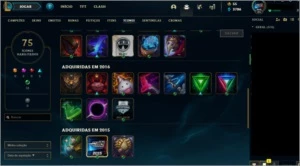 Conta League of Legends - Prata I | Nível 85 |25 skins. LOL