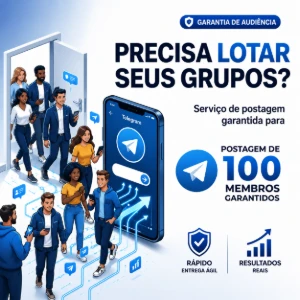 100 Membros Orgânicos Telegram