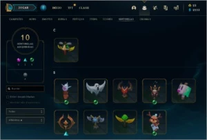 Conta League of legends platina II LOL