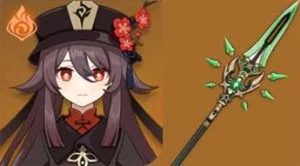 Hutao + Lança de jade primitiva - Genshin Impact