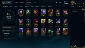 CONTA GOLD 3 SEASON 8  8 SKINS 21 CHAMPIONS (3 skins épicas) - League of Legends LOL