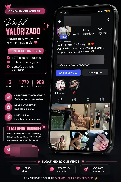 Instagram Ultra Engajado 1.7k Seg — +80k de Alcance em 7 Dia