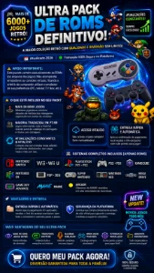 Pack 6000+ Jogos –Maioria Traduzida PT-BR (PS2,Switch,Wii) - Outros