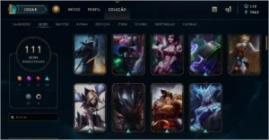C.o.n.t.a Lol Level 96 // 113 Skin // Platina 3 //132 Champ - League of Legends