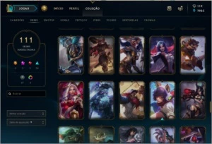 C.o.n.t.a Lol Level 96 // 113 Skin // Platina 3 //132 Champ - League of Legends