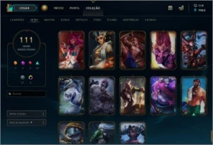 C.o.n.t.a Lol Level 96 // 113 Skin // Platina 3 //132 Champ - League of Legends
