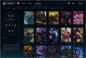 C.o.n.t.a Lol Level 96 // 113 Skin // Platina 3 //132 Champ - League of Legends