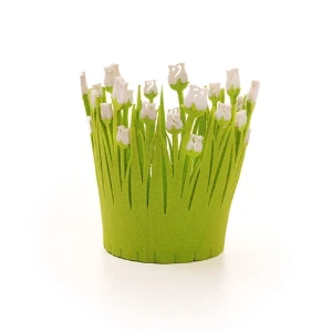 Cachepot de Feltro Tulipa D11 - Cores - Artesanato e Personalizados